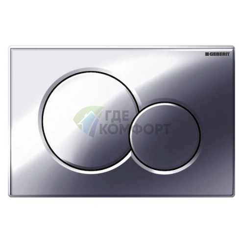 Кнопка смыва Geberit Sigma 01 115.770.21.5 для скрытого монтажа, хром - фото 1