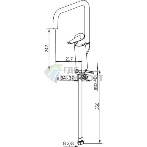 Смеситель Oras Optima 2733F: элегантность для вашей кухонной мойки - фото 7