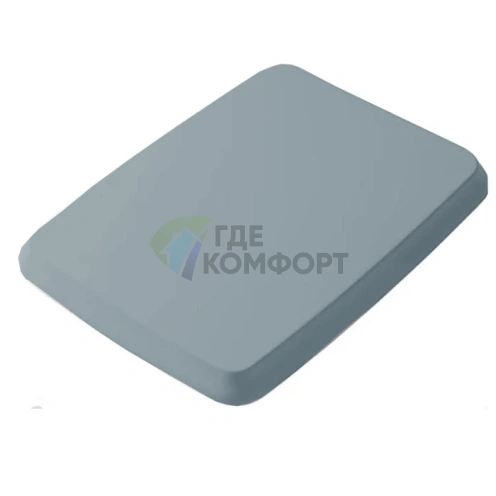 Сиденье для унитаза Artceram CIVITAS grigio acquarello с хромированными шарнирами и микролифтом (CIA010 34 71) - фото 1