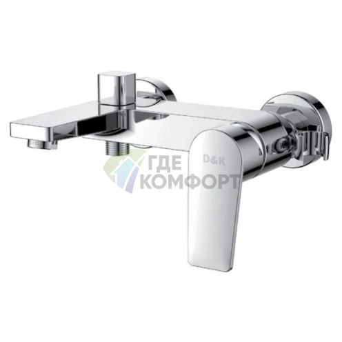 Смеситель для ванны с душем D K Lessing Rhein DA1323201 — стиль и функциональность - фото 4