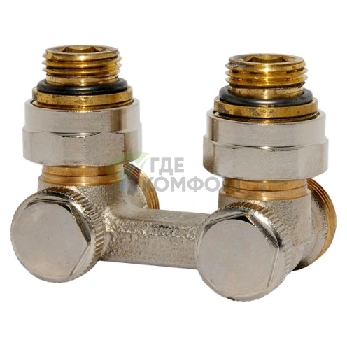 Узел нижнего подключения Heimeier Vekotec 3/4 x1/2 угловой - фото 1