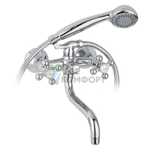 Стильный смеситель Timo Aviator 0074Y-CR для ванны и душа - фото 1