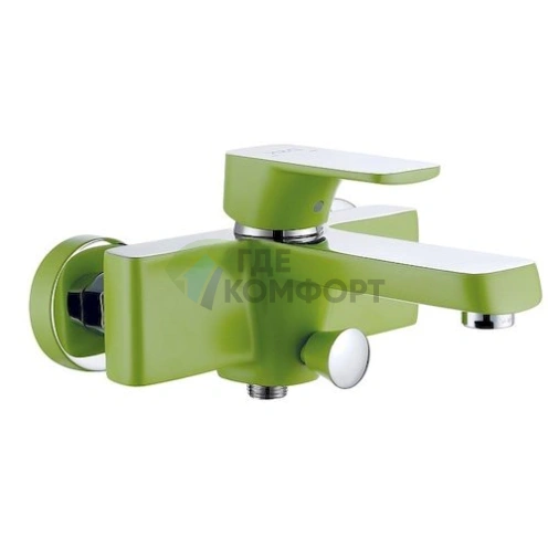 Смеситель для ванны с душем D K Berlin Humboldt DA1433212 зеленый - фото 1