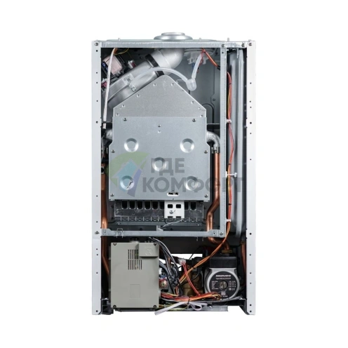 Настенный газовый котел MIZUDO MAESTRO GEM M24Т c шиной OpenTherm стеклянная панель белая - фото 5