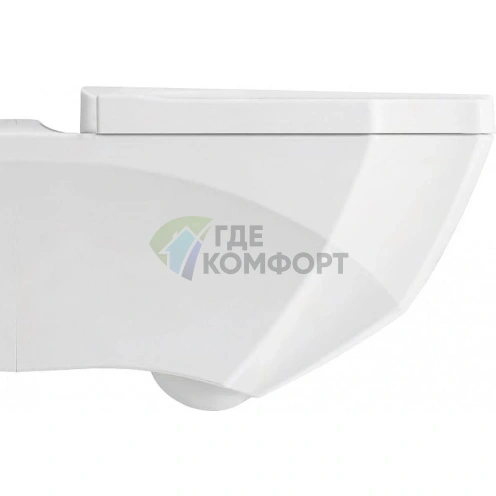 Подвесной унитаз Bien Fracture: компактность и современный дизайн для вашей ванной - фото 1