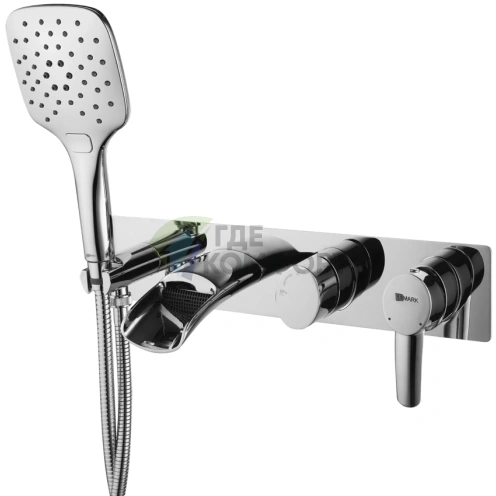 Встраиваемый смеситель для ванны с душем Lemark Atlantiss LM3224C — элегантность и функциональность - фото 1
