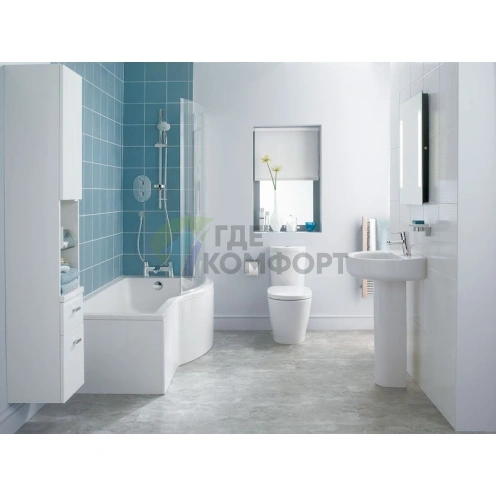 Унитаз-компакт Ideal Standard Connect Arc с эргономичным дизайном (E803601) - фото 4