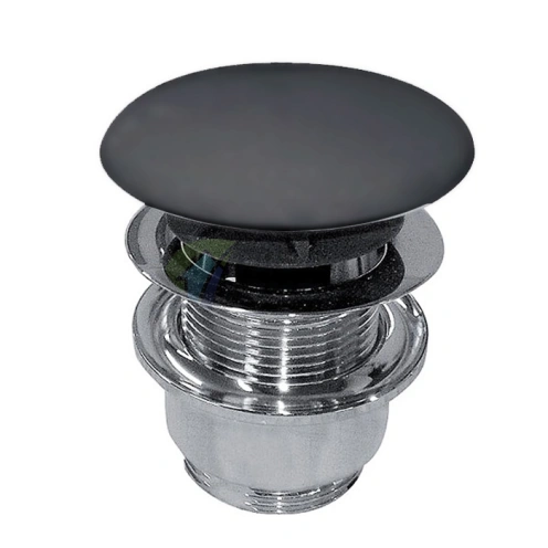 Донный клапан Kerasan для раковины с керамическим покрытием, черный матовый (923331) - фото 1