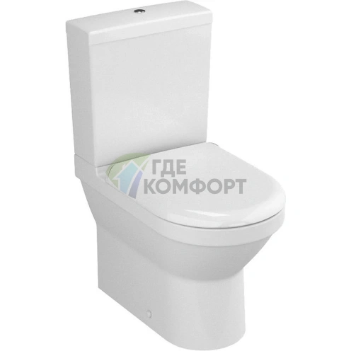 Унитаз-компакт VitrA S50 напольный белый - фото 1