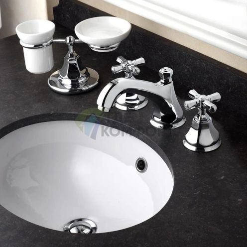 Смеситель для раковины Nicolazzi Teide Foure с автоматическим изливом (3 отверстия, хром) (1908CR45) - фото 1