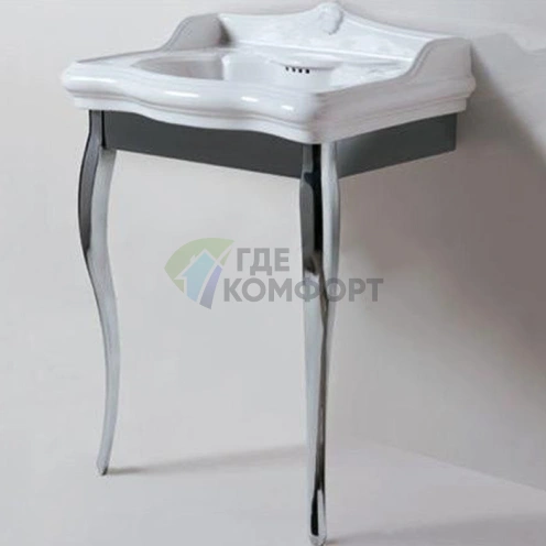 Стойка для раковины AZZURRA JUBILAEUM 90 см, хром - фото 1