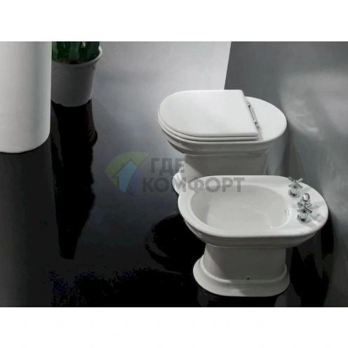 Приставной унитаз Hatria Dolcevita с вертикальным выпуском - фото 6