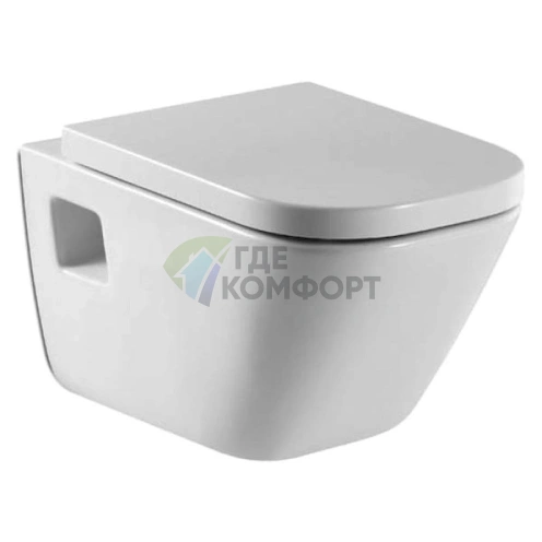 Комплект для скрытого монтажа: унитаз Roca Gap, инсталляция Geberit Duofix Delta и шумоизоляция - фото 4