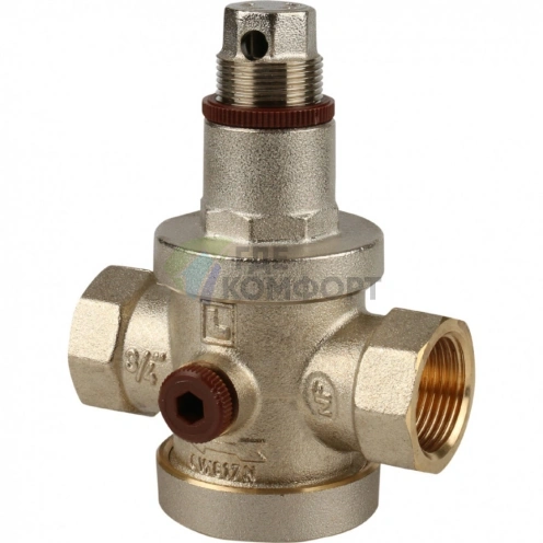 Редуктор давления ВВ 3/4 с отверстием под аксиальный манометр Itap фото 1