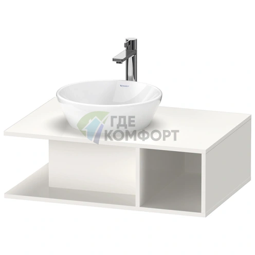 Тумбочка подвесная Duravit D-Neo Compact, 260x800x550 мм, белая высокоглянцевая (DE492802222) - фото 1