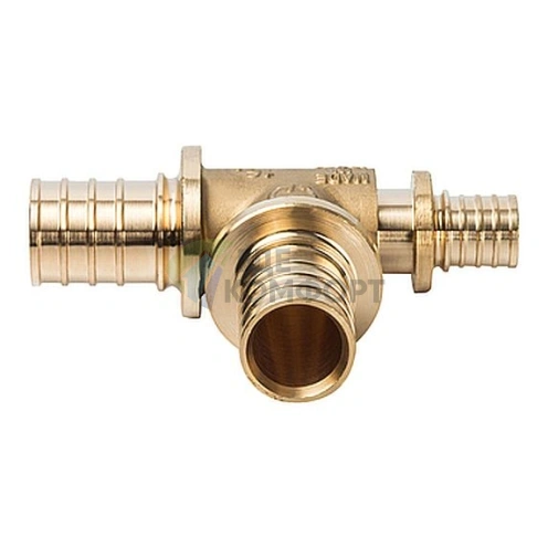 Stout Тройник переходной 25x25x16 для труб из сшитого полиэтилена аксиальный - фото 2