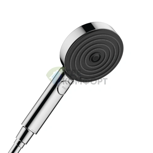 Ручной душ Hansgrohe Pulsify 105 3jet EcoSmart с функцией экономии воды, хром (24101000) - фото 1