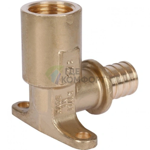 Stout Угольник настенный с длинным нарезным патрубком 20-Rp 1/2 - фото 2