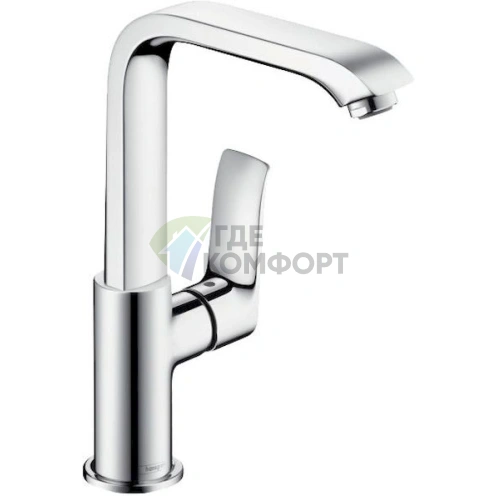 Смеситель для раковины Hansgrohe Metris 31187000: настенный, латунь - фото 1