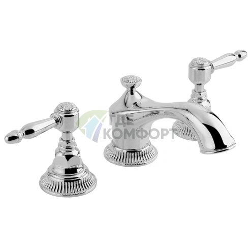 Смеситель для раковины Nicolazzi Impero с автоматическим изливом и донным клапаном, хром (1208CR36L) - фото 1