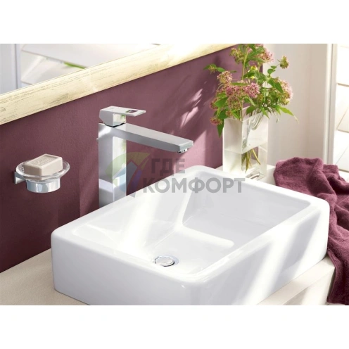 Стильный смеситель Grohe Eurocube 23406000 для раковины - фото 6