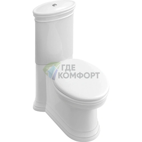 Унитаз-компакт подвесной Villeroy-Boch Amadea 7695 10 R1 alpin - фото 1