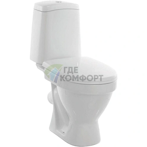 Стильный унитаз-компакт Sanita Лада эконом-класса - фото 1