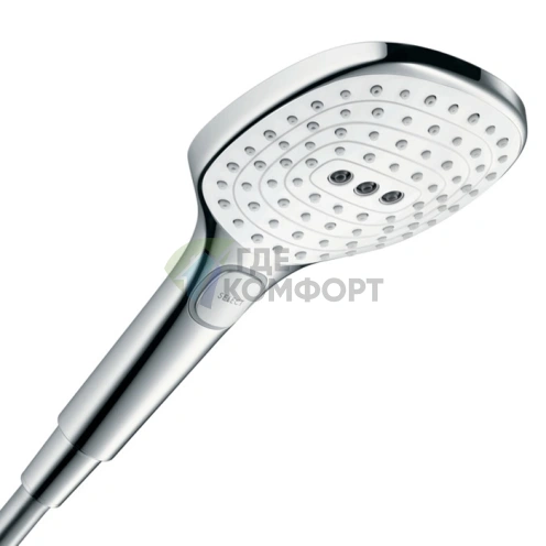 Ручной душ HG Raindance Select 120 Air с технологией 3jet RainAir и EcoSmart, хром (26521000) - фото 1