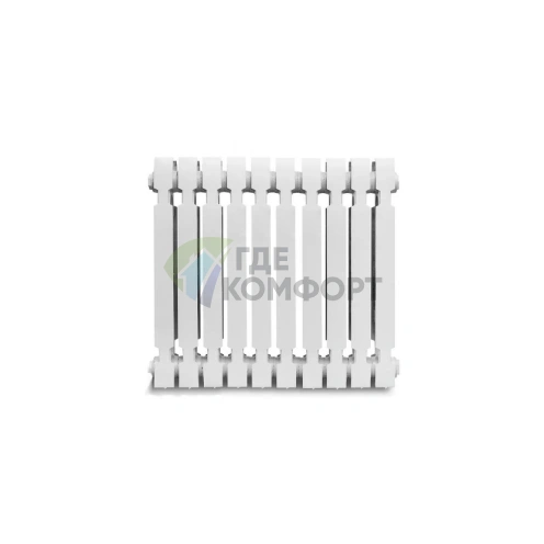 Радиатор чугунный Konner Модерн-10 секций с монтажным комплектом - фото 2