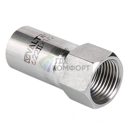 Пресс-вставка с внутренней резьбой 35 мм х 1 1/4 из нержавеющей стали VTi.907.I.003507 VALTEC (ВАЛТЕК) - фото 1