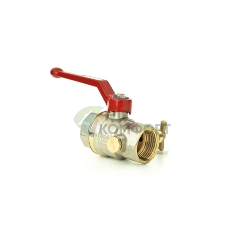 Шаровой кран Danfoss BVR-D резьба латунь рукоятка (Данфосс) - фото 1