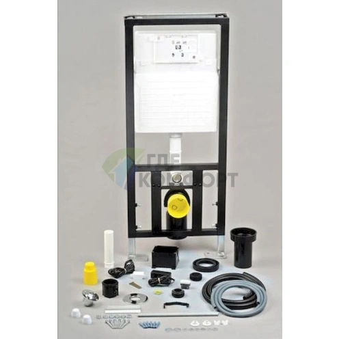 Комплект для унитаза VitrA Form 300 с хромированной нажимной кнопкой 9812B003-7203 - фото 4