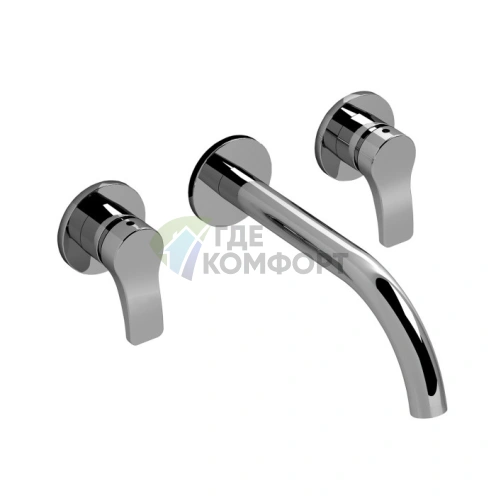 Смеситель для раковины Fantini AL/23 встраиваемый, хром (26 02 B913B) - фото 1