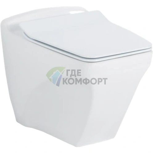 Приставной унитаз Creavit Bull BL351 с инсталляцией - фото 1