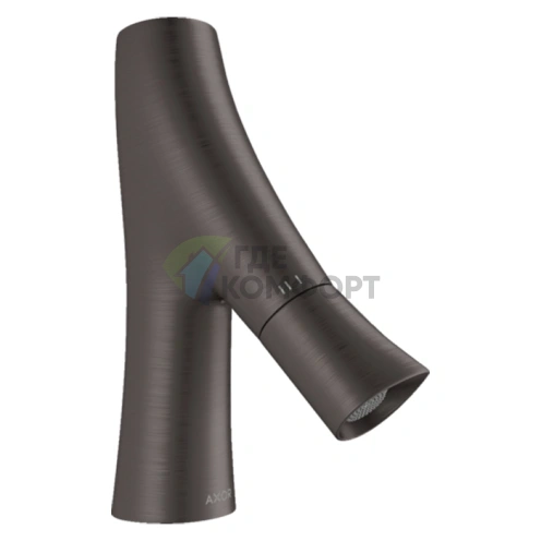 Смеситель AX Starck Organic шлифованный черный хром (12110340) - фото 1