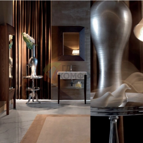 Подвесная раковина KERASAN Bentley 80x50 см белая без перелива (требуются ножки) (393001*1) - фото 1