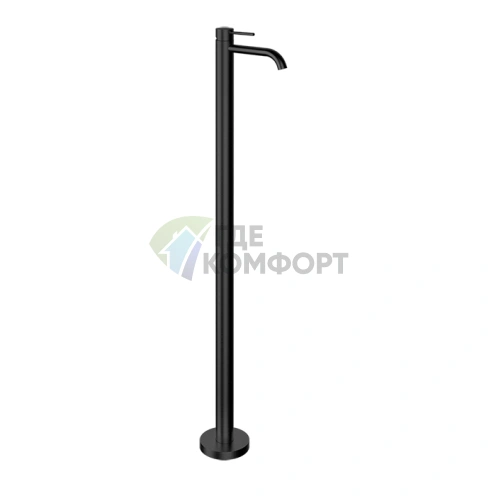 Напольный однорычажный смеситель GESSI 316 FLESSA для раковины в цвете Black XL (54097#299) - фото 1