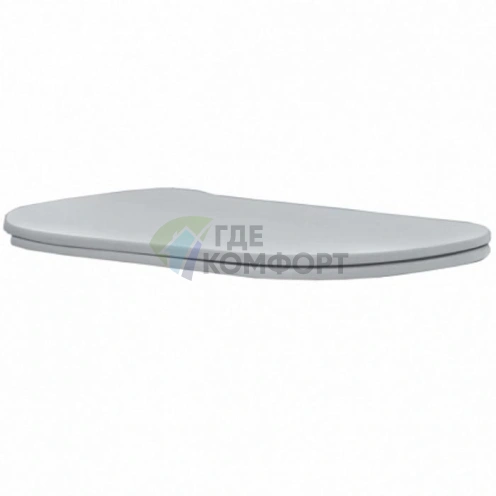 Kerasan Tribeca Slim: сиденье для унитаза без микролифта в белом цвете (519201) - фото 1