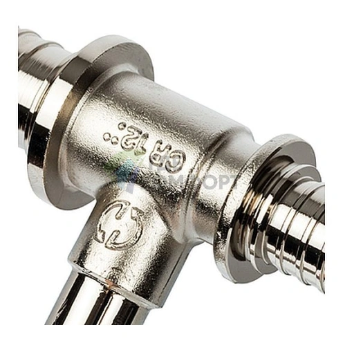 Stout Трубка для подкл-я радиатора-Т-образная 20/15/25 для труб из сшитого полиэтилена аксиальный - фото 4