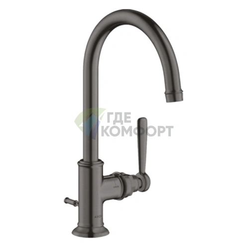 Смеситель для раковины AX Montreux 210 в матовом черном хроме (16517340) - фото 1