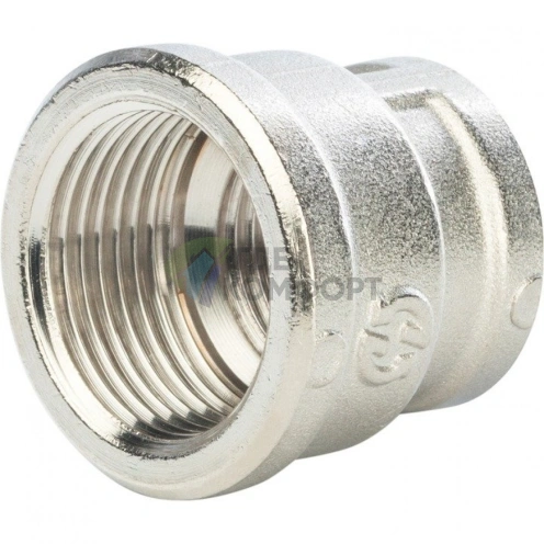 Муфта STOUT ВВ 3/4 x 1/2 никелированная - фото 4