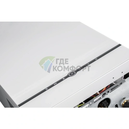 Настенный газовый котел MIZUDO MAESTRO GEM M24Т c шиной OpenTherm стеклянная панель белая - фото 3
