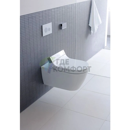 Подвесной унитаз Duravit Darling New с функцией биде SensoWash (2544590000) - фото 4