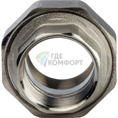 Разъемное соединение STOUT с внутренней резьбой американка ВB 1 1/4 никелированное - фото 12