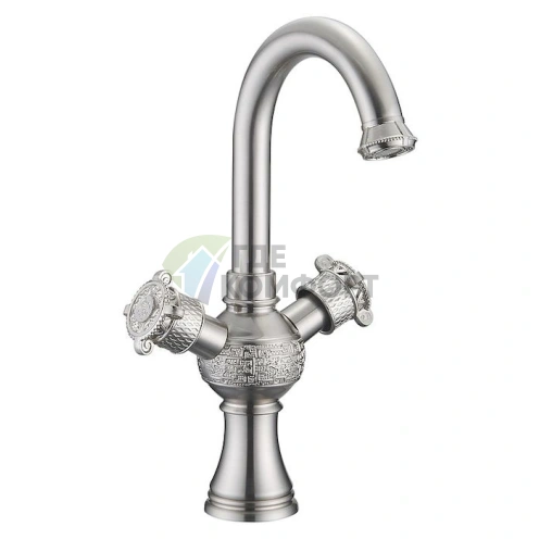 Смеситель Zorg Antic A 2007U-SL для раковины, хром - фото 1