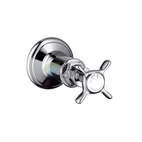 Встраиваемый запорный вентиль AX Montreux внешняя часть, хром (16871000) - фото 1