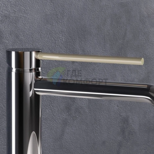 Накладка на ручку смесителя GATTONI CIRCLE ONE для раковин и биде, цвет Tortora (9098/90TO) - фото 1