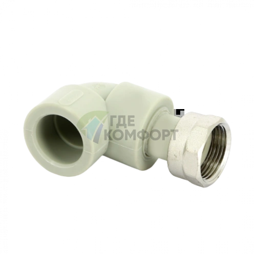 Угольник PPR с накидной гайкой 25x3/4 FV-Plast - фото 1
