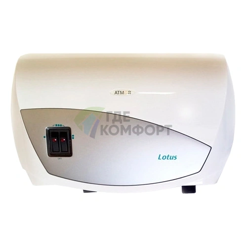 Водонагреватель на душ и кухню Atmor Lotus 5000 универсальный с душевой лейкой и краном - фото 1