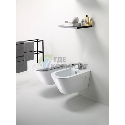 Подвесной унитаз GSI Norm 50: Эргономика и лаконичный дизайн для вашего комфорта - фото 2